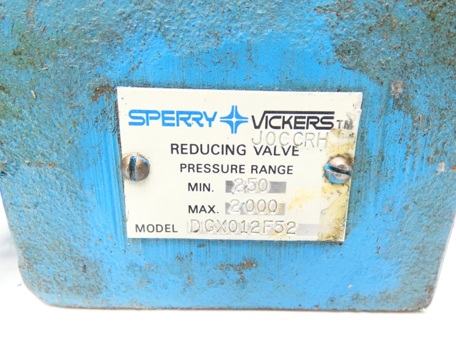 VICKERS DGX012F52 250-2000PSI UNMP