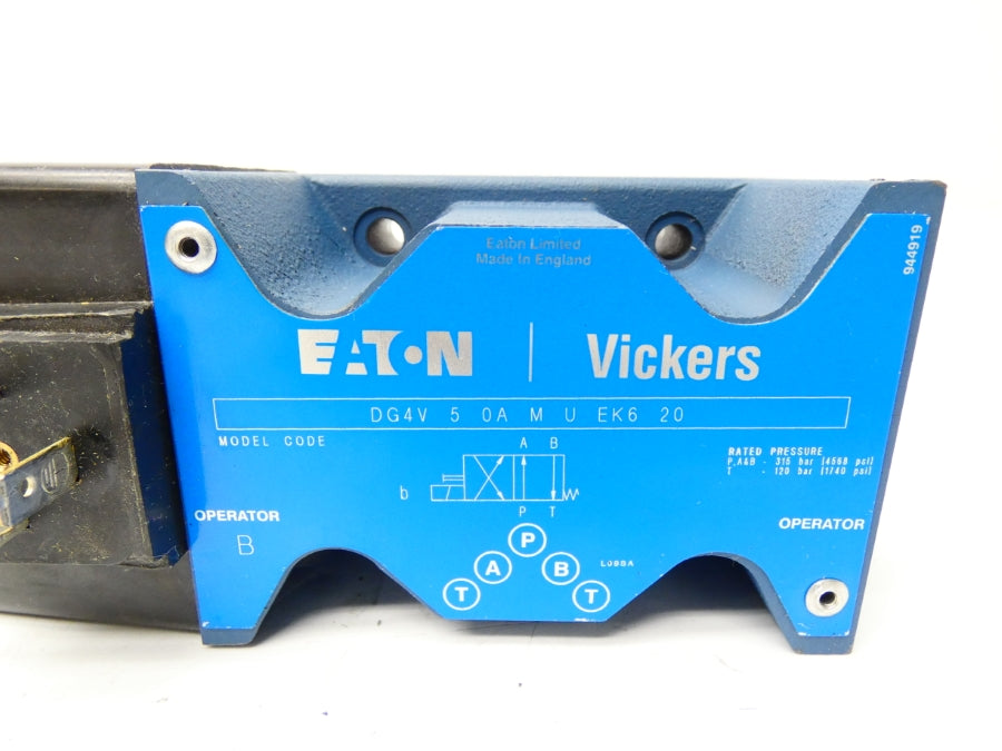 EATON VICKERS DG4V50AMUEK620 992693 115V 4568PSI NSMP