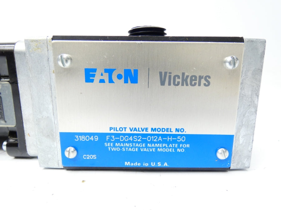 EATON VICKERS F3-DG4S2-012A-H-50 318049 115V NSNP