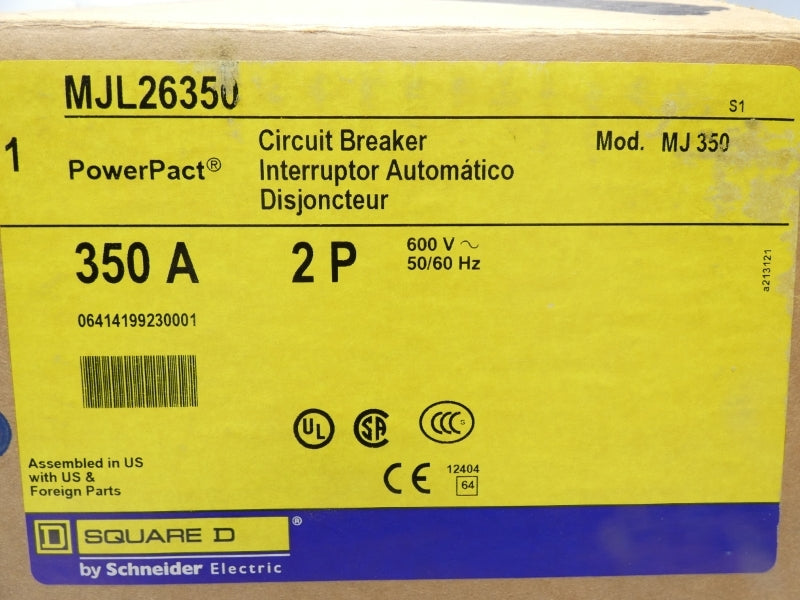 SQUARE D MJL26350 600V 350A NSMP