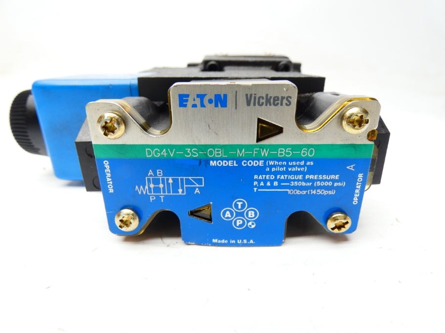 EATON VICKERS CT5060ACMFWB5100 02-127448 110/120V .48/.46A 500-2000PSI NSNP