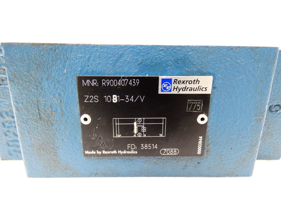 REXROTH Z2S10-1-34/V R900407439 NSNP