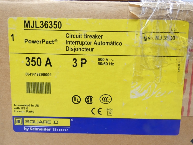 SQUARE D MJL36350 600V 350A NUPI