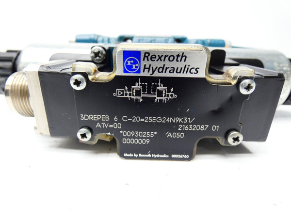 REXROTH 4WRZEB10W6-85-70/6EG24N9ETK31/A1D3V 12VDC 1.4A 3500PSI NSNP