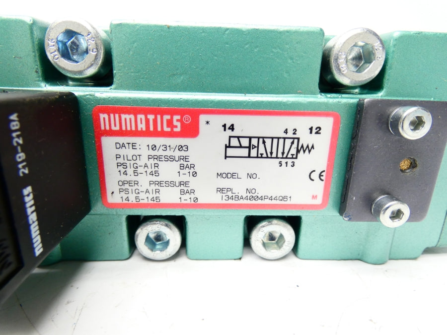 NUMATICS I34BA4004P44Q61 14.5-145PSI NSNP