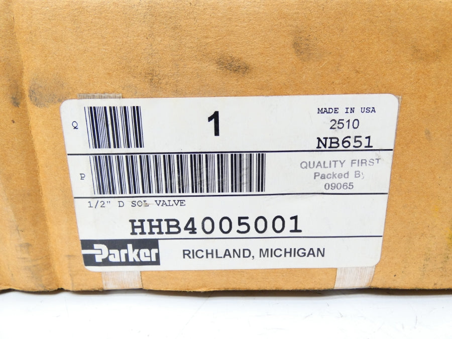 PARKER HHB4005001 120/110V 35-150PSI 1/2" NSFS