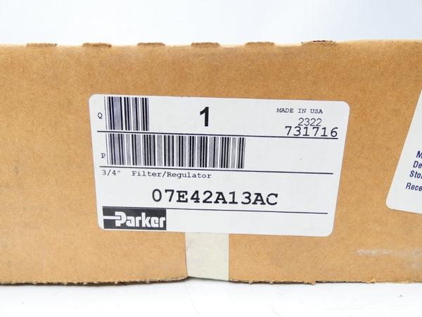 PARKER 07E42A13AC 3/4" NSFS