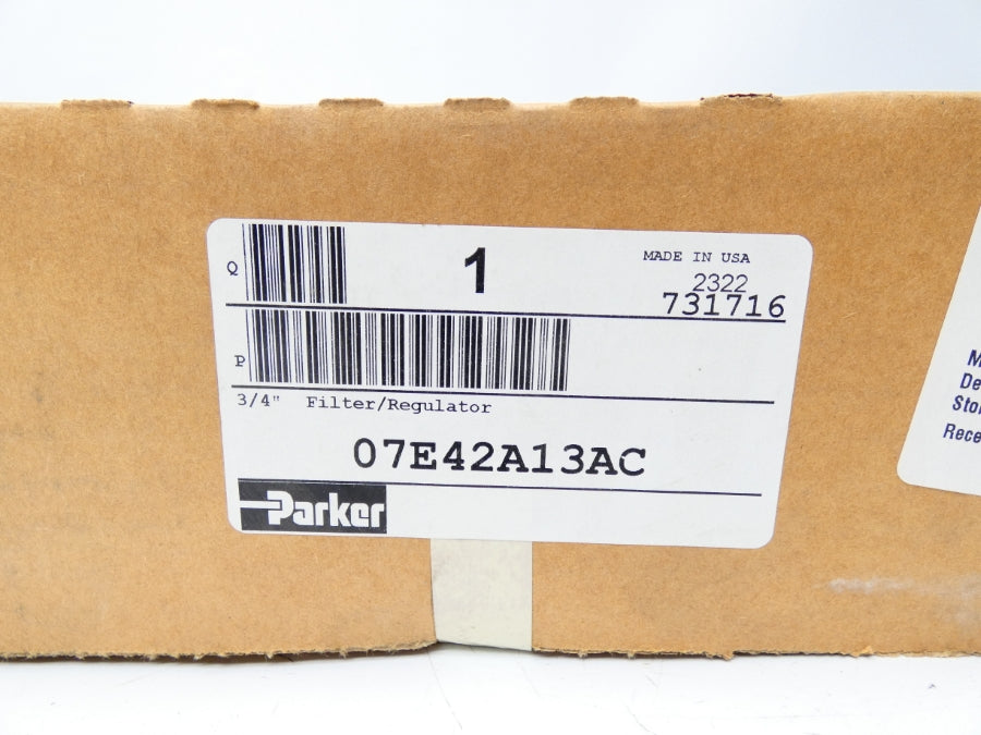 PARKER 07E42A13AC 3/4" NSFS