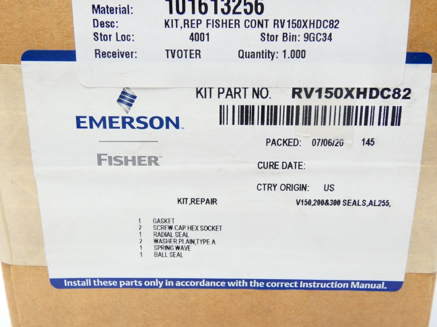 EMERSON RV150XHDC82 NSFS