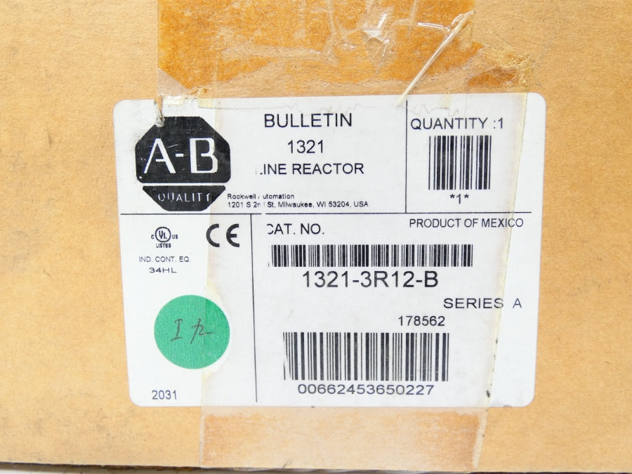 ALLEN BRADLEY 1321-3R12-B SER. A (BR/WH) NSFS