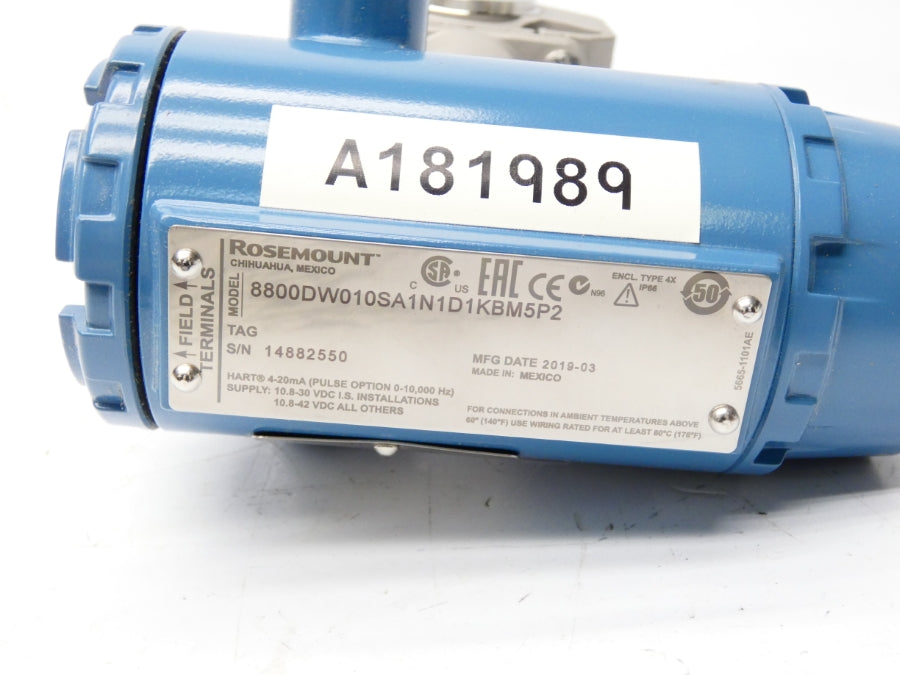 ROSEMOUNT 8800DW010SA1N1D1KBM5P2 10.8-30VDC NSMP