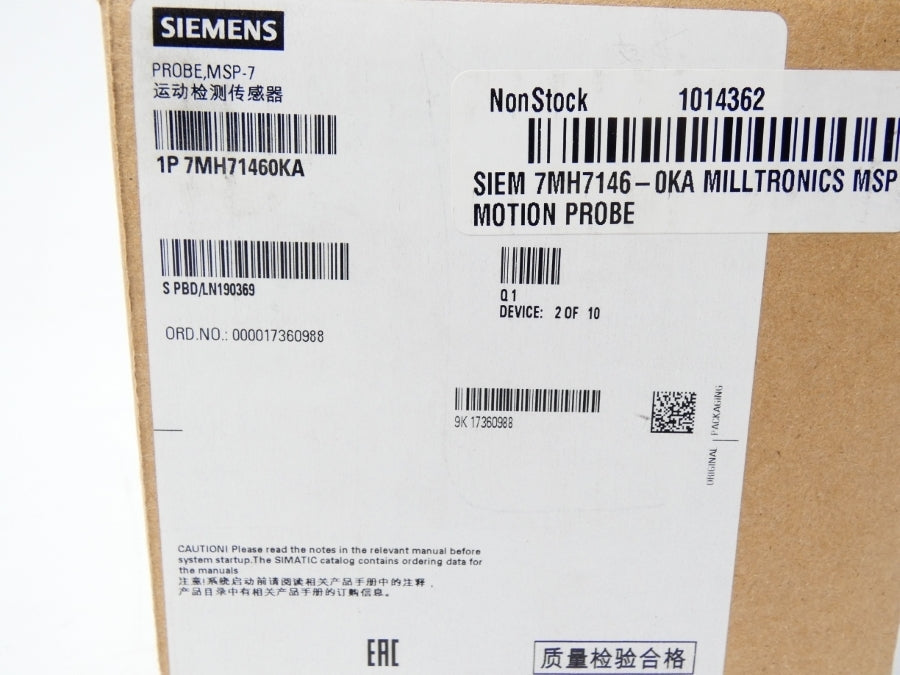 SIEMENS 7MH71460KA MSP-7 21-28V -40-60C NSMP