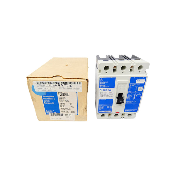 WESTINGHOUSE FDB3100L 6638C31G96 SER. C 600VAC 100A NSMP
