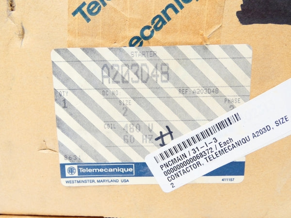 TELEMECANIQUE A203D48 480V 50A NSMP