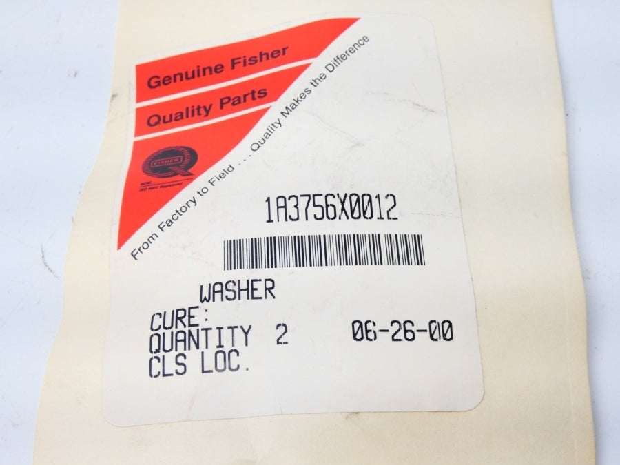 FISHER 1A3756X0012 (PKG OF 2)NSMP
