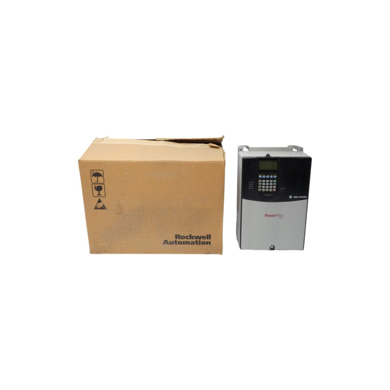 ALLEN BRADLEY 20AD022A3AYNANCO 480V 20.4A SER. A F/W 5.001 NSMP