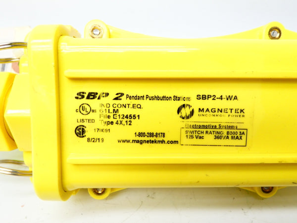 MAGNETEK SBP2-4-WA 125VAC (AS PICTURED) NSNP