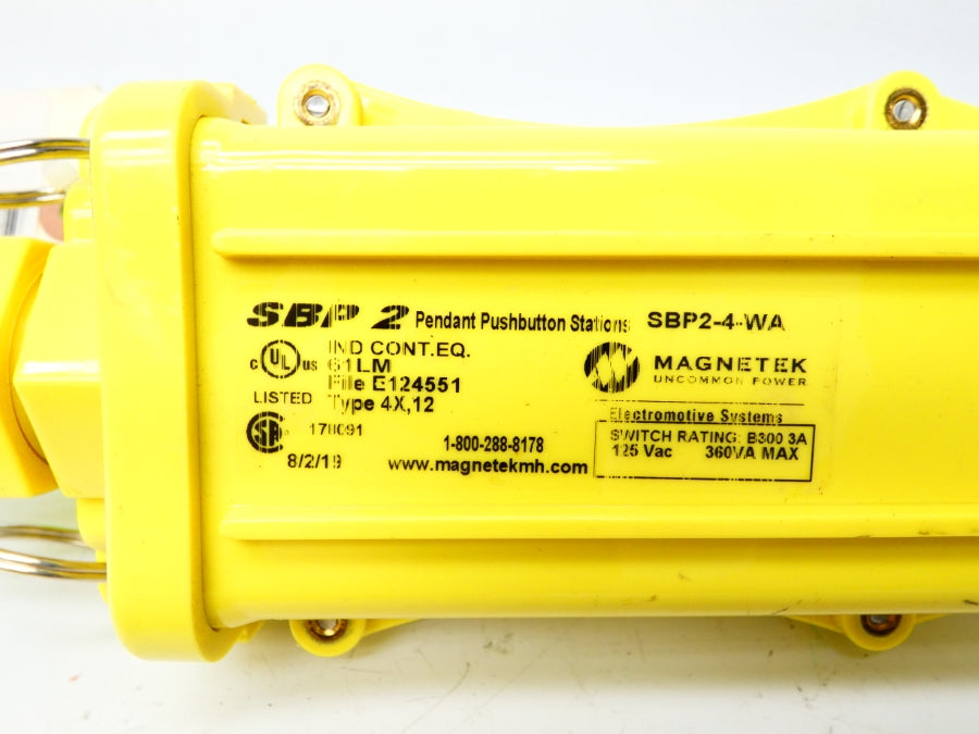 MAGNETEK SBP2-4-WA 125VAC (AS PICTURED) NSNP