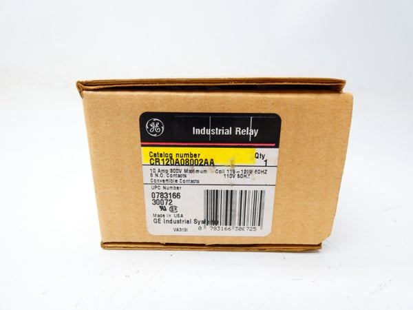 GENERAL ELECTRIC CR120A08002AA SER. A 115-120V 10A NSMP