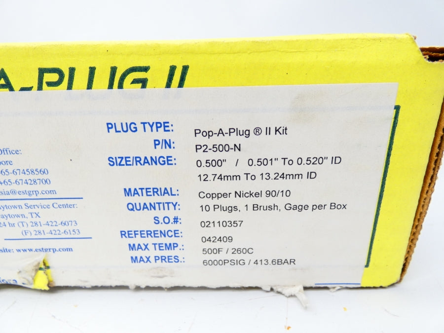 EST P2-500-N 6000PSI 500F/260C NSMP
