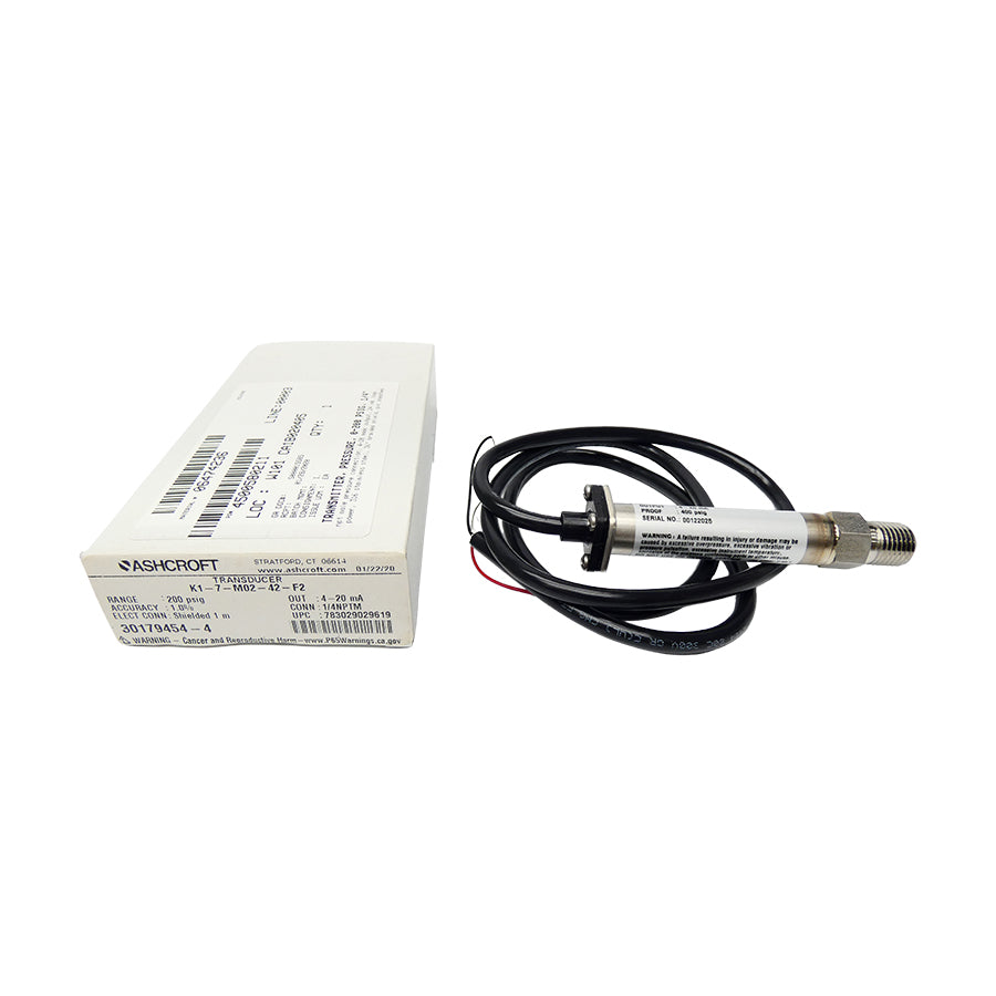 ASHCROFT K17M0242F2200 K1-7-M02-42-F2 10-36VDC 200PSI NSMP