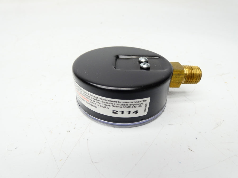 ASHCROFT 20W1005H02L100# 0-100PSI 2-1/2" NSMP