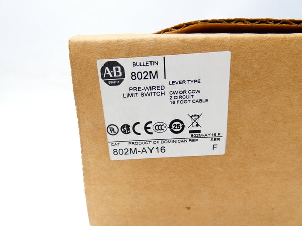 INDUSTRIAL SPARE PART 802M-AY16 SER. F 600VAC 60A (BR/WH) NSMP