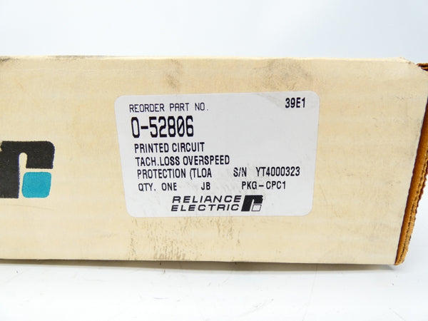 RELIANCE ELECTRIC 0-52806 REMAN