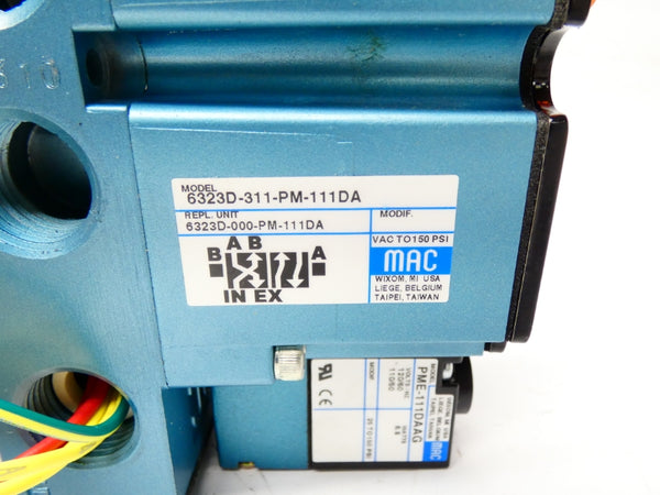 MAC 6323D-000-PM-111DA 120/110V 150PSI NSMP