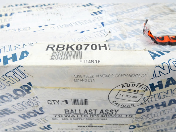 HOLOPHANE RBK070HP48A 480V NSMP