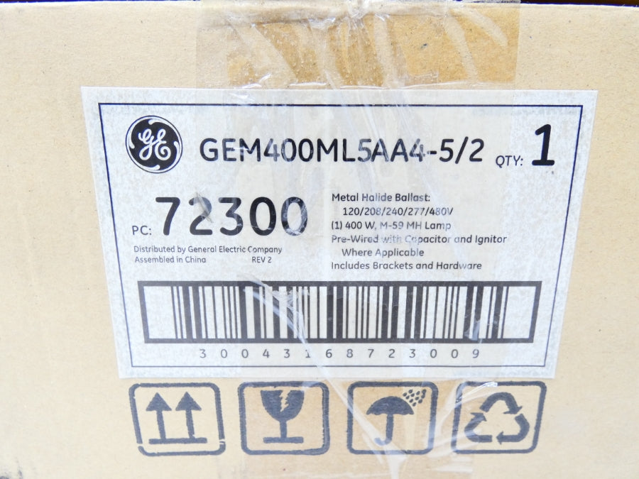 GENERAL ELECTRIC GEM400ML5AA4-5/2 72300 NSMP