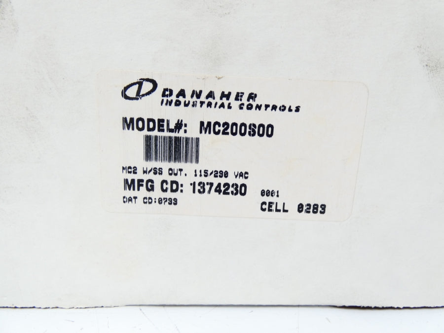 DANANER MC200S00 115/230VAC NSMP