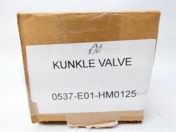 KUNKLE VALVE 0537-E01-HM 125PSI 1" NSMP