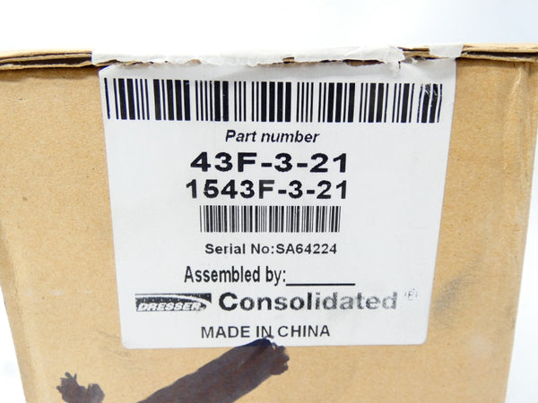 DRESSER 1543F-3-21 44PSI 1" NSMP