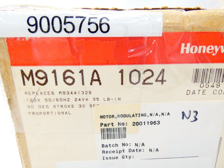 HONEYWELL M9161A1024 REV. C 120V NSMP