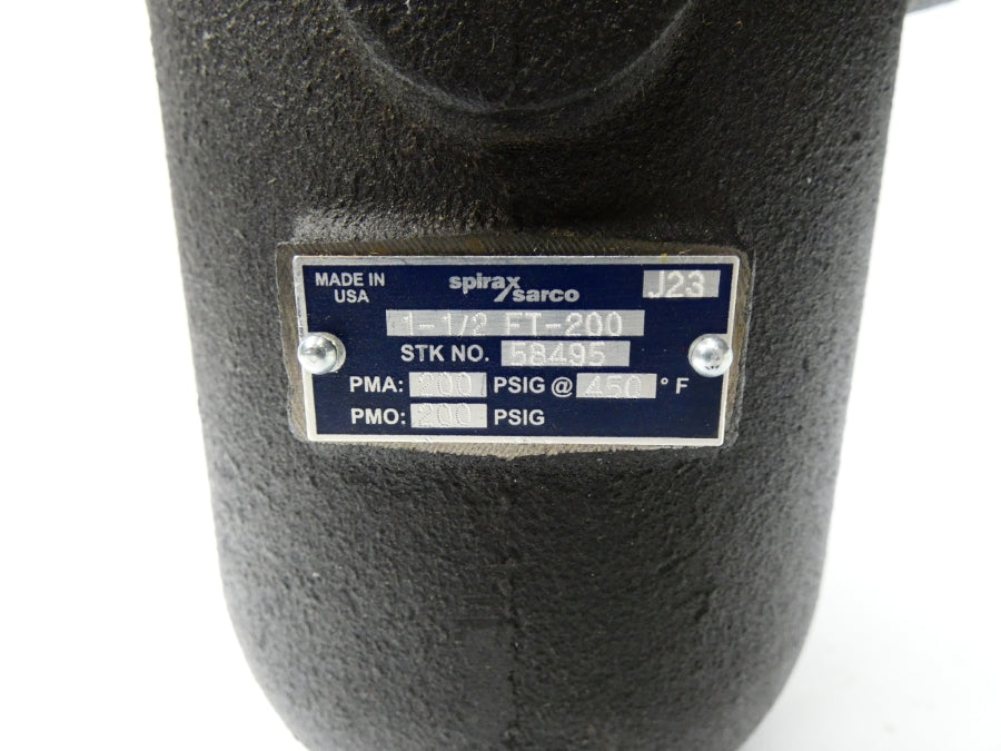 SPIRAX SARCO FT-200 58495 200PSI 1-1/2" NSNP