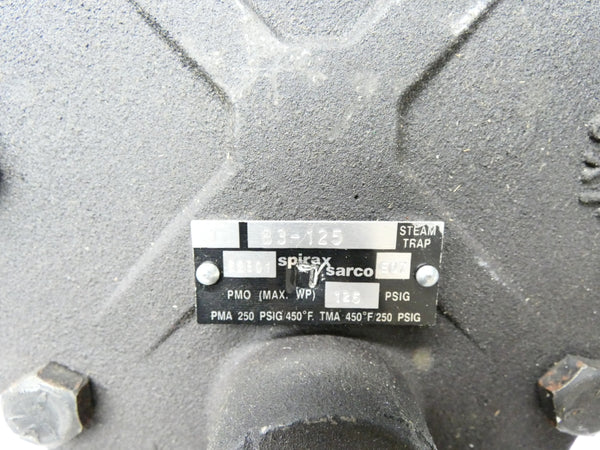 SPIRAX SARCO B3-125 62801 125PSI 1" NSNP