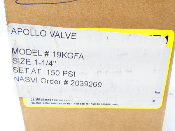 APOLLO 19KGFA 150PSI 1-1/4" NSMP