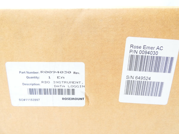 ROSEMOUNT R0094030 AC 9-36V 0.2A NSMP