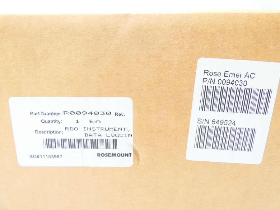 ROSEMOUNT R0094030 AC 9-36V 0.2A NSMP