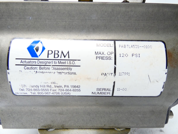 PBM PABTL453S-0100 120PSI UNMP
