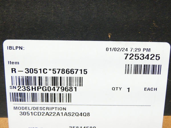ROSEMOUNT 3051CD2A22A1AS2Q4Q8 10.5-42.4V 1000PSI NSMP