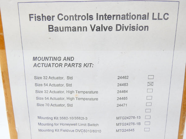 FISHER CONTROLS 24463 NSMP