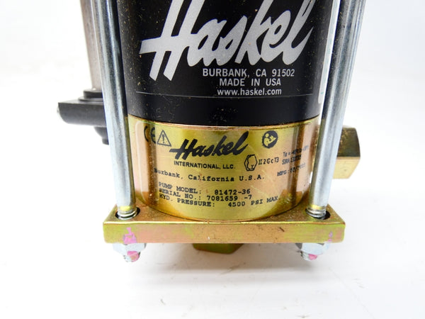 HASKEL 81472-36 M-36 4500PSI NSMP