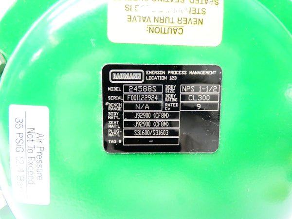 BAUMANN 24588S 3-10PSI 1-1/2" NSNP
