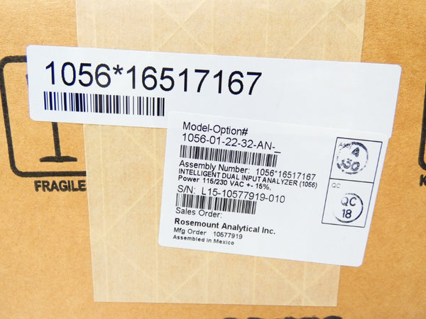 ROSEMOUNT 1056-01-22-32-AN- 115/230VAC NSFS
