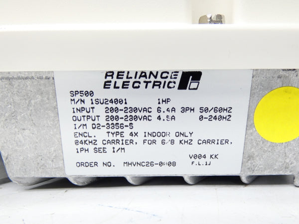 RELIANCE ELECTRIC SP500 1SU24001 200-230VAC 6.4A NSMP