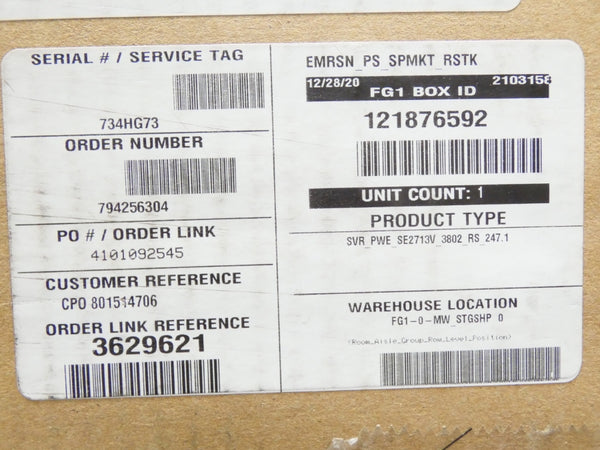 DELL EMC SE2713V03 NSFS