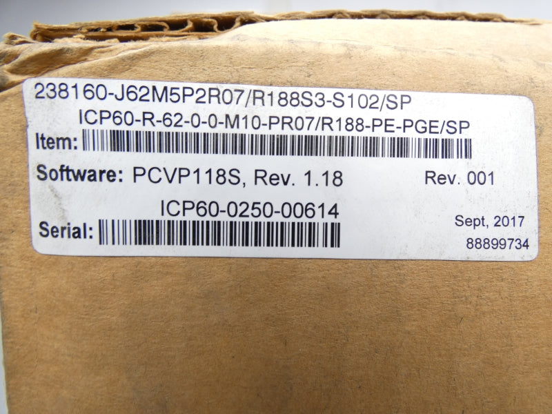 INTELLICAP 2000 238160-J62M5P2R07/R188S3-S102/SP NSMP