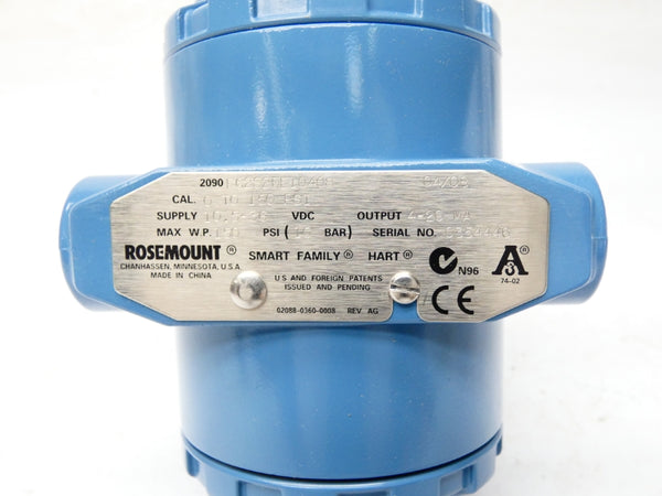 ROSEMOUNT 2090FG2S2DE104Q8 10.5-36VDC 150PSI NSMP